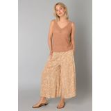 Yest - High Waist Culotte - Zand - Met Lurex