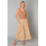 Yest - High Waist Culotte - Zand - Met Lurex