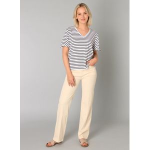 YEST - Tuva - Tops - Wit/Zwart