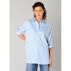 YEST Rae Tops - Light Blue/Off White - maat 42