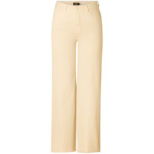 Yest - Wide Leg Jeans - Beige - Regular Waist