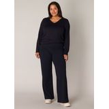 Base Level - Curvy Tregging - Donkerblauw - Elastische Taille