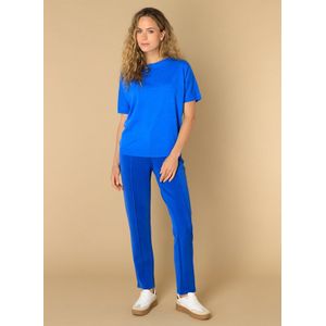 Ivy Beau - Eliz Tops - Brilliant Blue - Peplum Tops