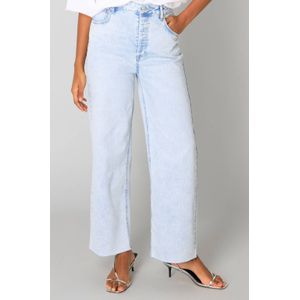 Yest - High Waist Wide Leg Jeans - Lichtblauw - Denim