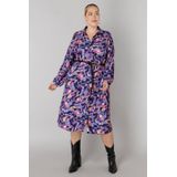 Colletta - A-lijn Jurk - Donkerpaars