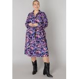 Colletta - A-lijn Jurk - Donkerpaars