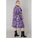 Colletta - A-lijn Jurk - Donkerpaars