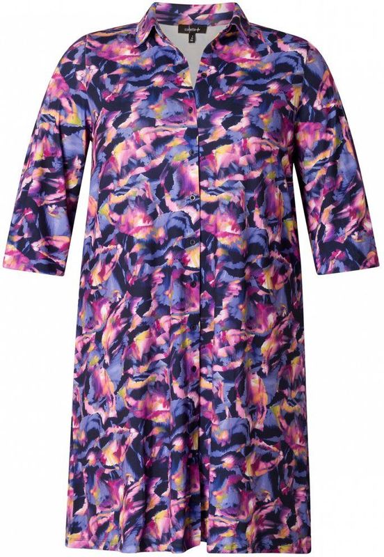 Colletta - A-lijn Jurk - Donkerpaars