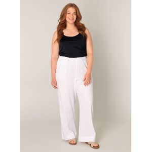 Sportbroeken - Natural White - Linnen/Viscose - Loose Fit