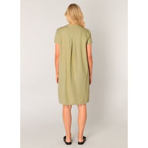 Blousejurk - Soft Army - Linnen/Viscose - Halve Armlengte