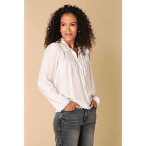 Ivy Beau - Blouse - Ecru - Broderie