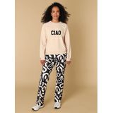 Ivy Beau - Remi - Sweater - Zacht Katoen - Lange Mouwen - Tekst 'CIAO'