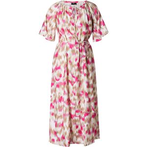 Yest - Zomerjurk - Fuchsia - Korte Mouwen - Ronde Hals