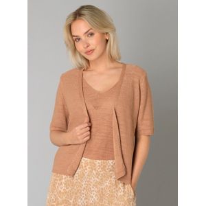 Yest - Vest - Beige - Gebreid