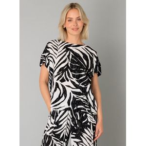 YEST - Tomasina - Top - Zwart/Wit