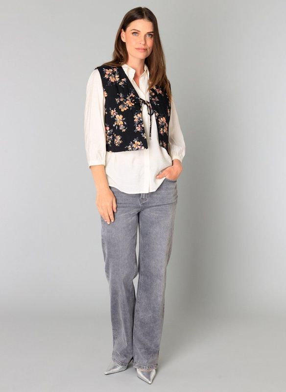 YEST - Rabea Essential Bottoms - Grey Denim - Jeans