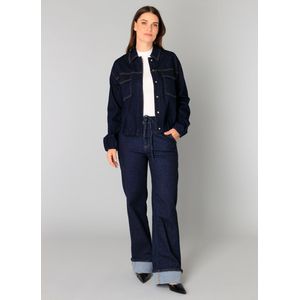 YEST - Beatrix - Denim Jack - Donkerblauw - Comfort Fit
