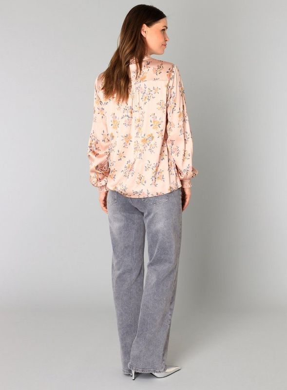 YEST - Bethany - Blousetop - Powder Pink/Multi Co