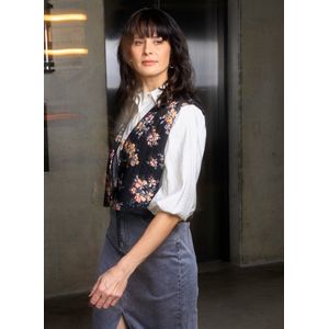 YEST - Bianca Cover ups - Zwart Multi Colour - Jarretelkousen