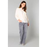 Yest - Blouse - Ecru - Driekwart Pofmouwen - Knoopsluiting