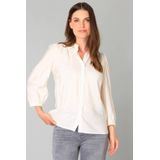 Yest - Blouse - Ecru - Driekwart Pofmouwen - Knoopsluiting