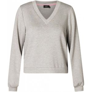 YEST - Blanka - Sweater - Lichtgrijs/Melange