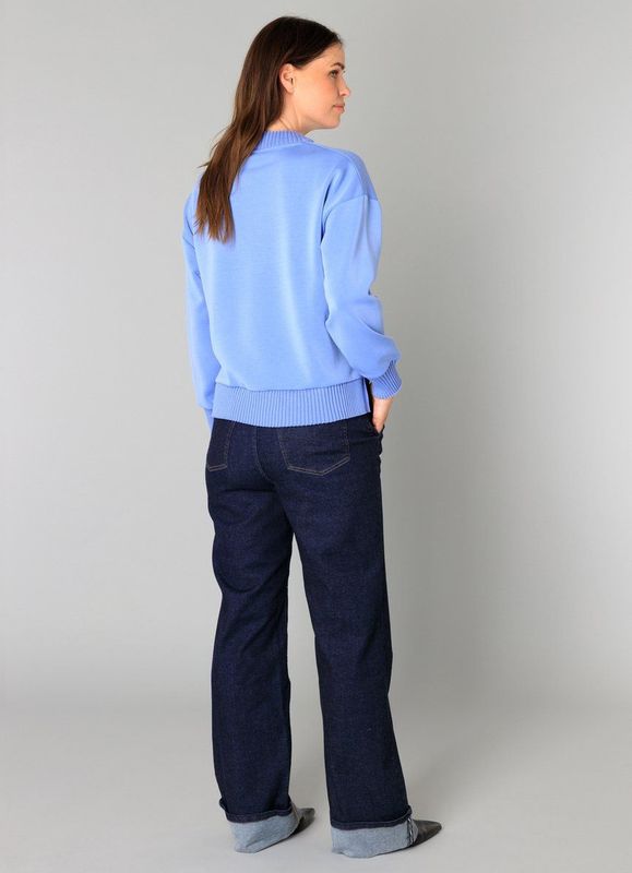 YEST - Nele Essential Tops - French Blue - Sweater