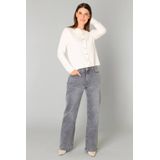 Yest - Cardigan - Ecru - Fijn Gebreid