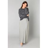 YEST - Braelyn - Pailletten Tops - Donkergrijs/Melange