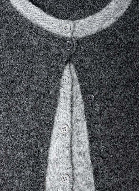 Yest - Cardigan - Dames - Polyester met Wol - Ronde Hals met Knoopsluiting