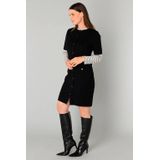 YEST - Bria - Jurk - Zwart