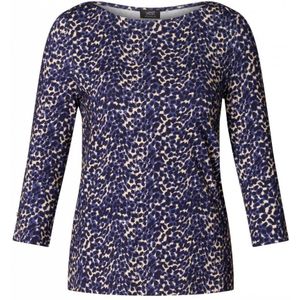 YEST - Bryn Tops - Donkerblauw/Multi Kleur - T-shirt