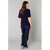 Yest - Top - Donkerblauw - Korte Mouwen - V-hals