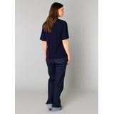 Yest - Top - Donkerblauw - Korte Mouwen - V-hals