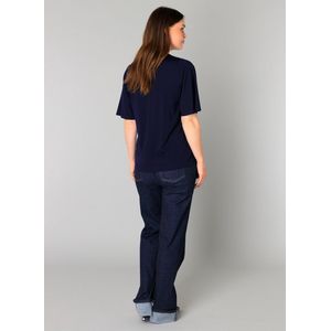 Yest - Top - Donkerblauw - Korte Mouwen - V-hals