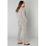 Yest - Getailleerde Blazer - Grijs Melange