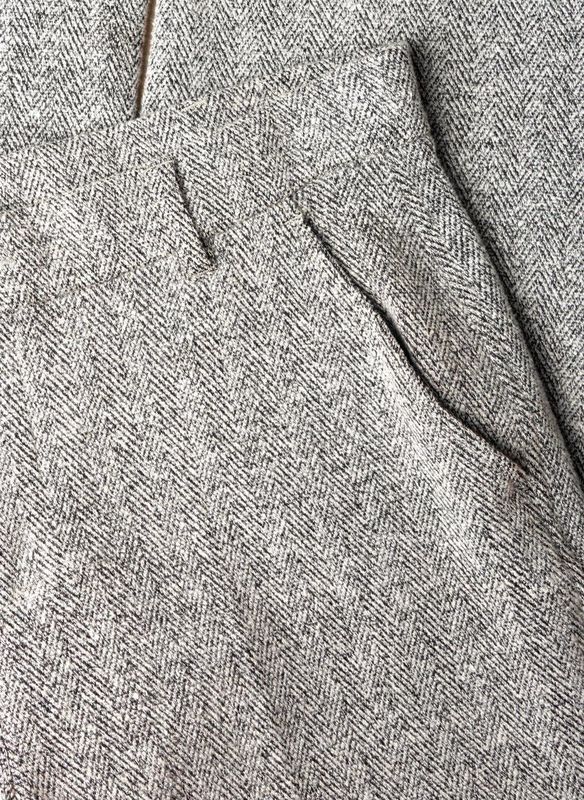 Yest - Straight Regular Waist - Pantalon - Grijs Melange