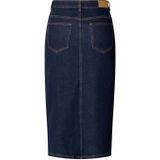 Yest - Curve - Spijkerrok - Dark Blue Denim - Midi Rok