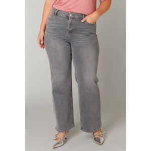 YEST - CURVE Vada Essential Bottoms - Grey Denim - Jeans