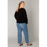 Yest Curve - Pullover - Zwart - Fijn Gebreid