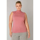 Yest Curve - Top - Oudroze - Mouwloos met Col