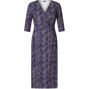 Yest Curve - Wikkel-/Overslagjurk - Donkerblauw