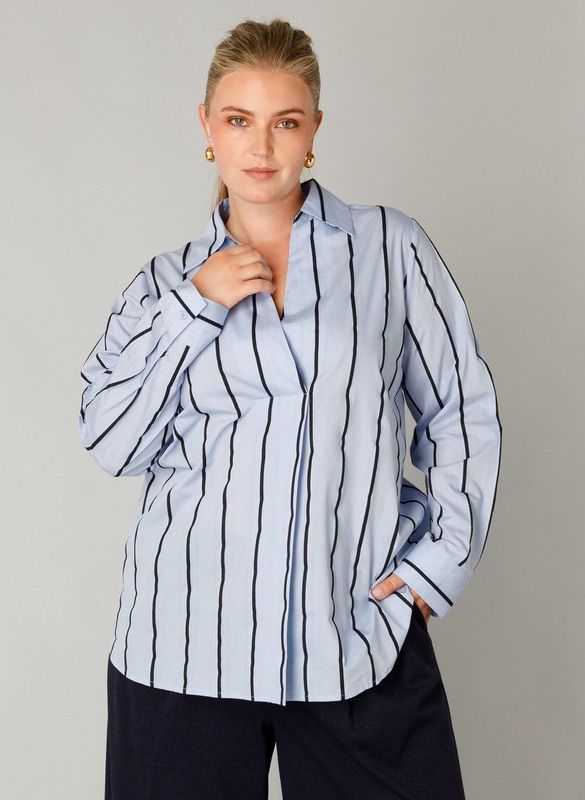 Yest Curve - Blouse - Lichtblauw