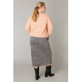 Yest Curve - Top - Zalm - Driekwart Mouwen - Lurex Details