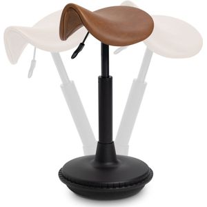 Wobblez Zadelkruk Ergonomische bureaustoel | rugvriendelijke wiebelkruk in hoogte verstelbaar van 43-63 cm voor een normaal bureau | evenwichtskruk | ergonomische bureaukruk