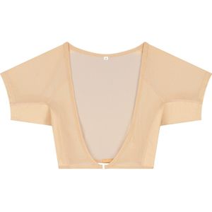 ConfidenceForAll - DryDress - Anti Zweet Topje - Beige - Met Ingenaaide Okselpads