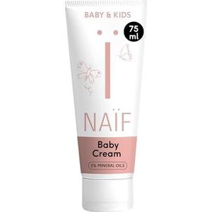 Naïf - Vette Crème voor de Gevoelige Huid - 75 ml - Baby's en Kinderen - met Natuurlijke Ingrediënten