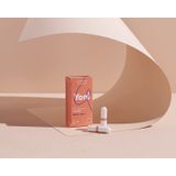 Yoni Tampons Medium, Biologische Tampons vrij van chemicaliën en gemaakt van 100% gecertificeerd biologisch katoen, Zonder plastic toplaag, Duurzaam en Hypoallergeen, 16 x Stuks.