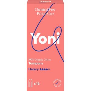 Yoni Biologisch Katoenen Tampons Heavy 16 stuks