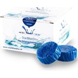 Starbluedisc Toiletblokjes Blauw Voor Geberit Reservoir 12 Stuks Halfjaar Verpakking
